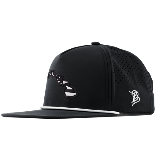 Hawaii Vintage Flat 5 Panel Rope Black