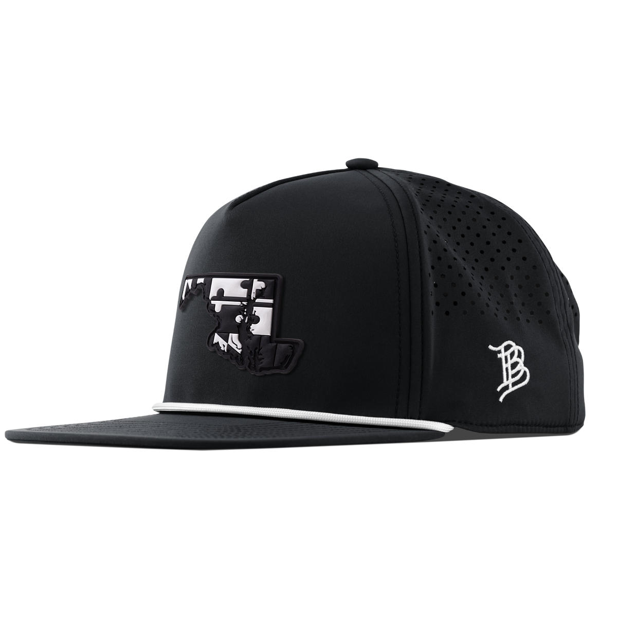 Maryland Vintage Flat 5 Panel Rope Black
