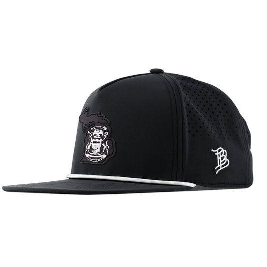 Michigan Vintage Flat 5 Panel Rope Black