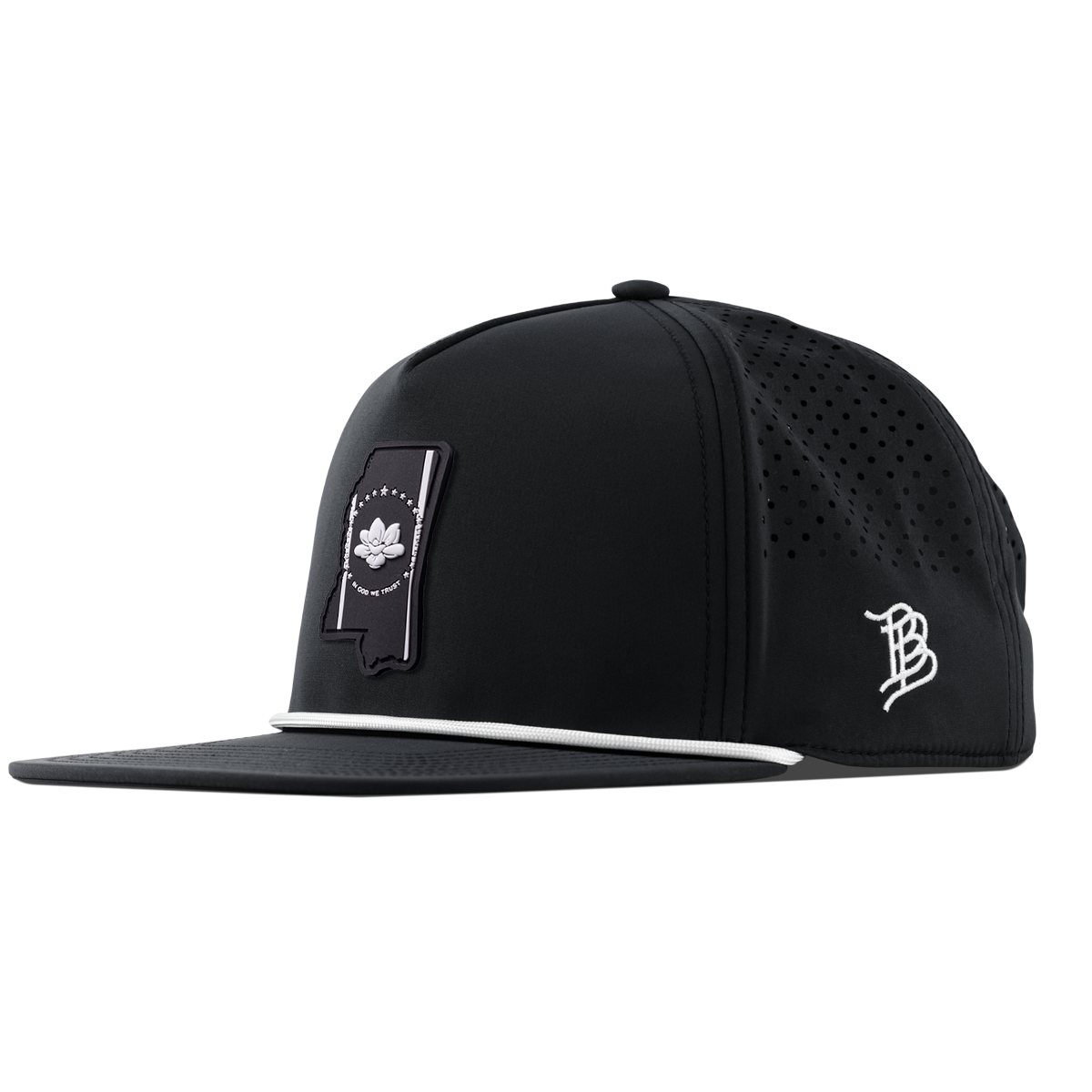 Mississippi Vintage Flat 5 Panel Rope Black