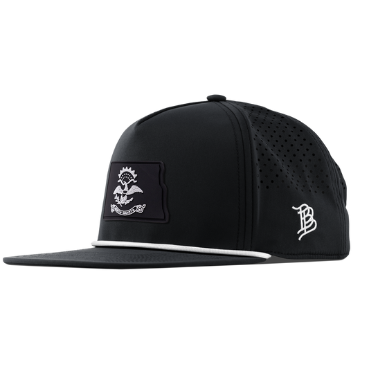North Dakota Vintage Flat 5 Panel Rope Black