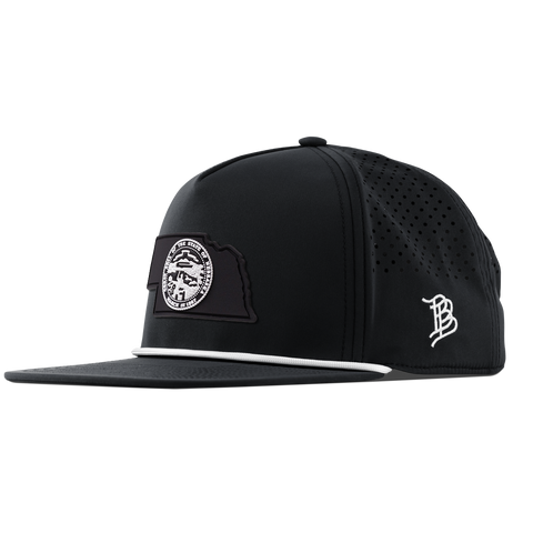 Nebraska Vintage Flat 5 Panel Rope Black