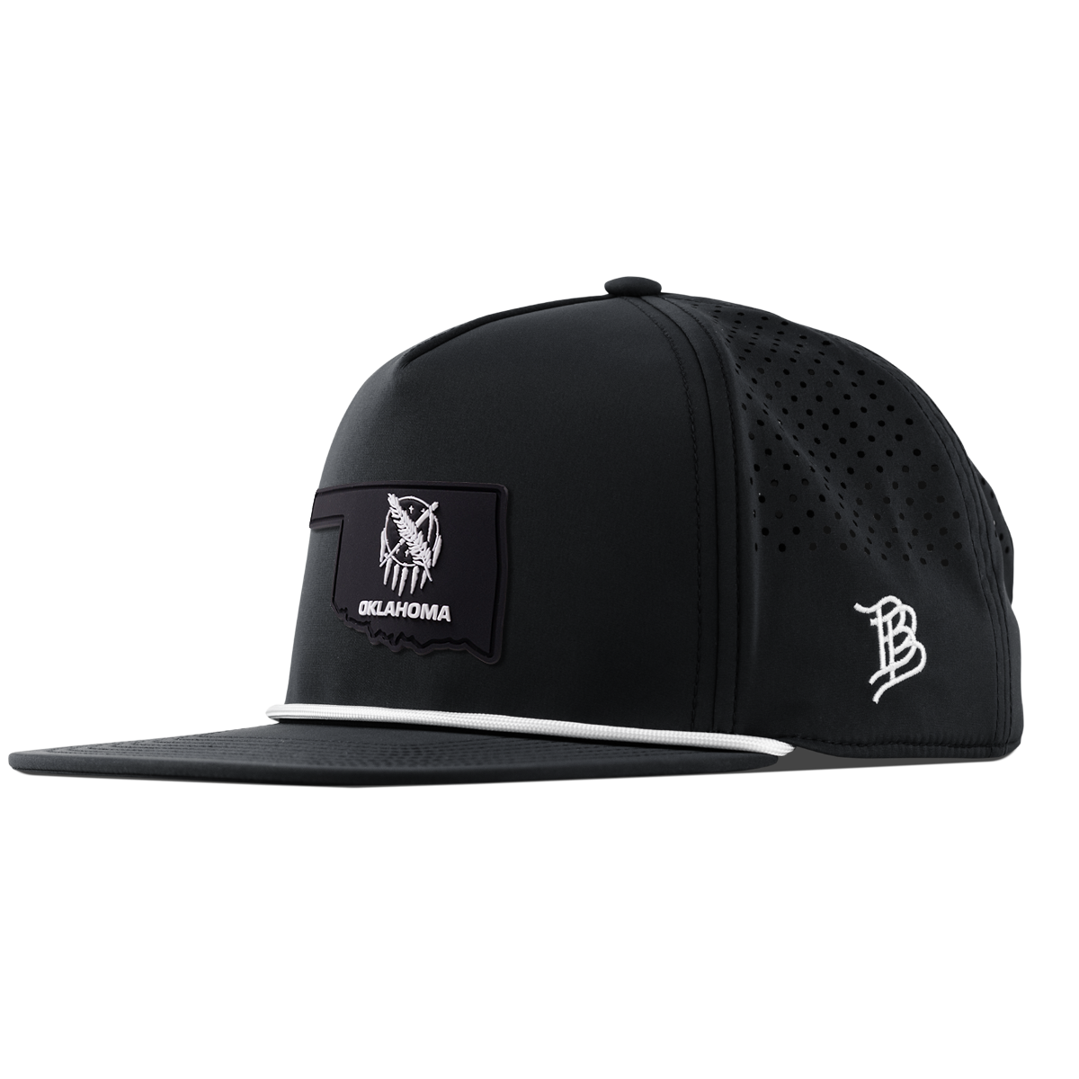 Oklahoma Vintage Flat 5 Panel Rope Black