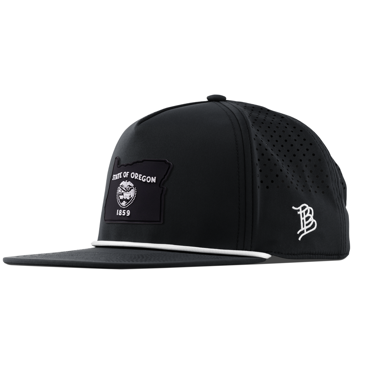 Oregon Vintage Flat 5 Panel Rope Black