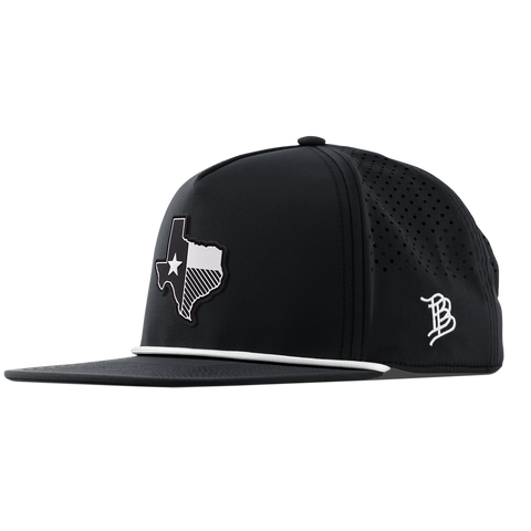 Texas Vintage Flat 5 Panel Rope Black