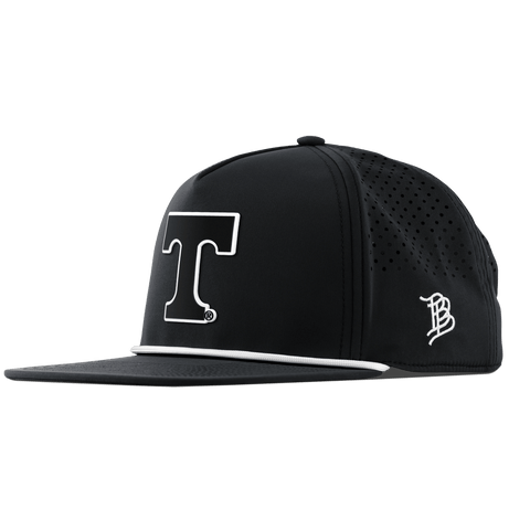 University of Tennessee "Vintage Tennessee Block" Flat 5 Panel Rope Black