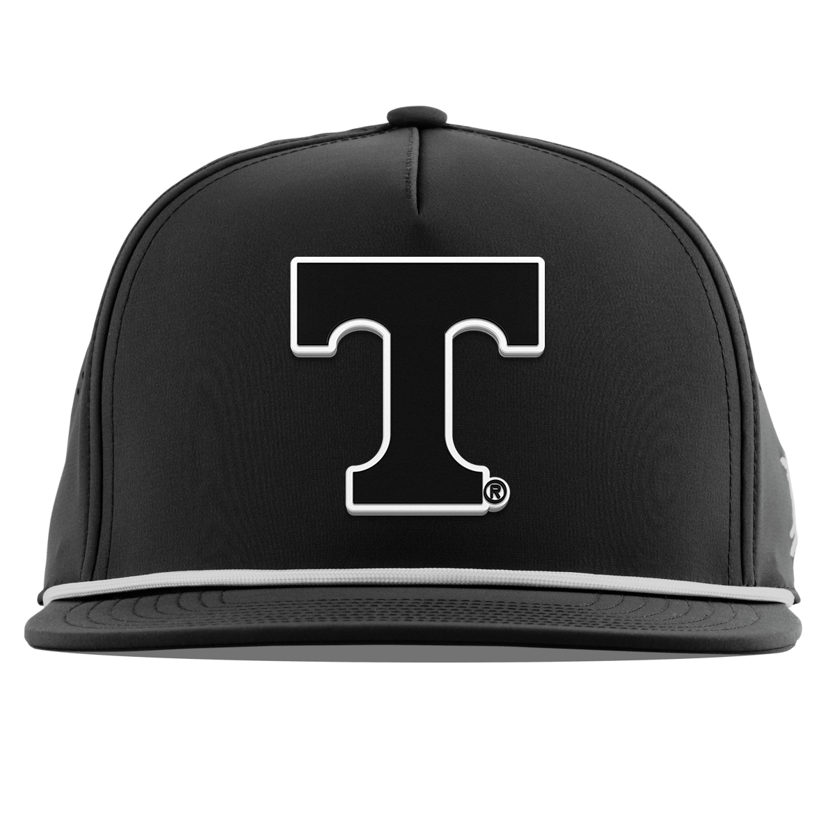 University of Tennessee "Vintage Tennessee Block" Flat 5 Panel Rope Black