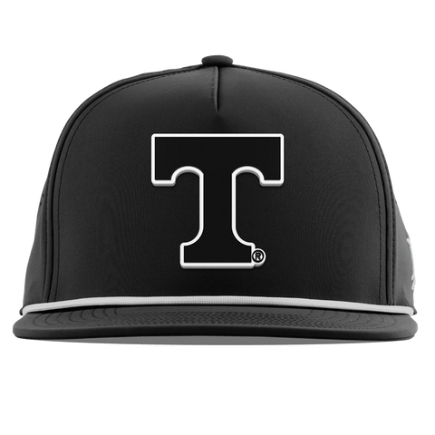 University of Tennessee "Vintage Tennessee Block" Flat 5 Panel Rope Black