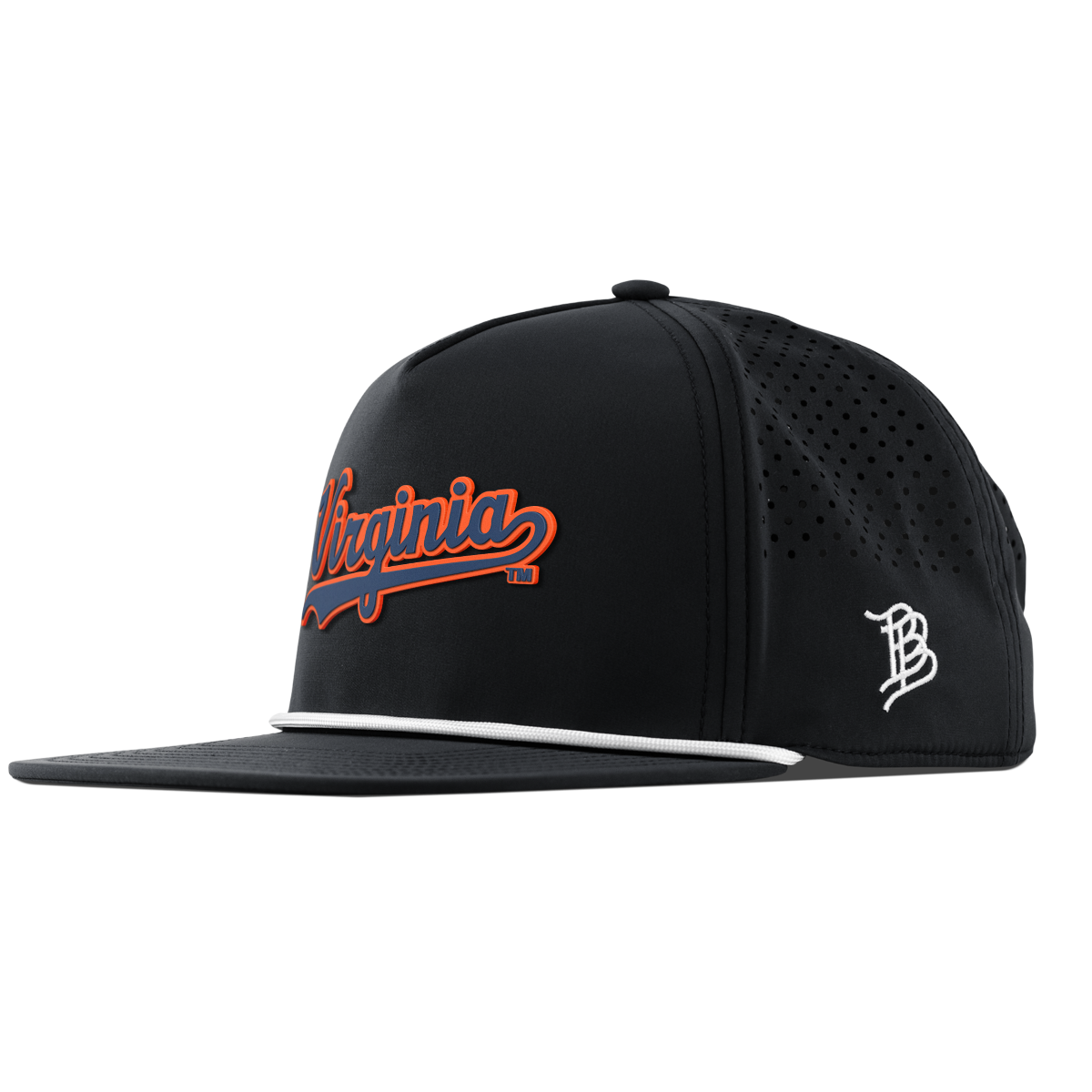University of Virginia "Virginia Script" Flat 5 Panel Rope Black