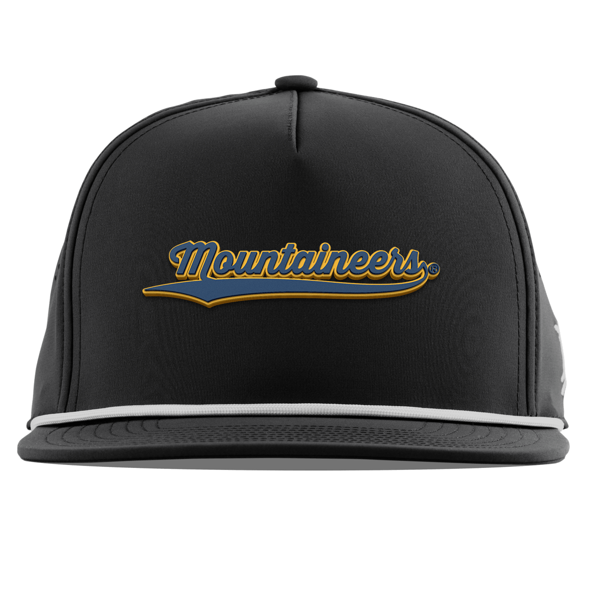 West Virginia University "West Virginia Mountaineers Script" Flat 5 Panel Rope Black
