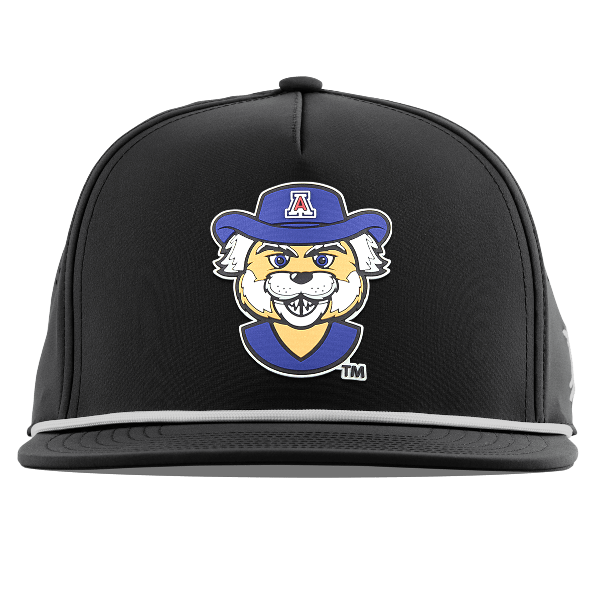 University of Arizona "Wilbur The Wildcat" Flat 5 Panel Rope Black
