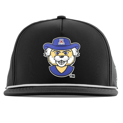 University of Arizona "Wilbur The Wildcat" Flat 5 Panel Rope Black