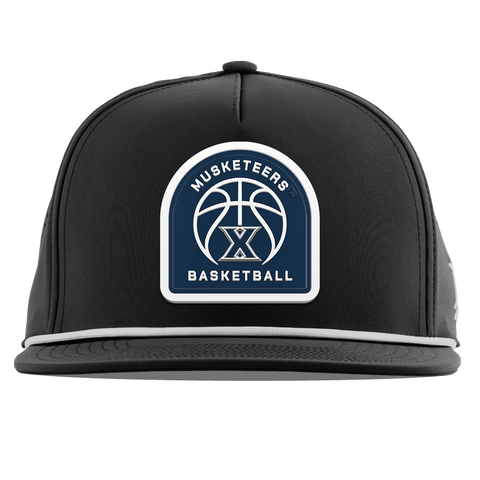 Xavier University "Xavier Basketball" Flat 5 Panel Rope Black