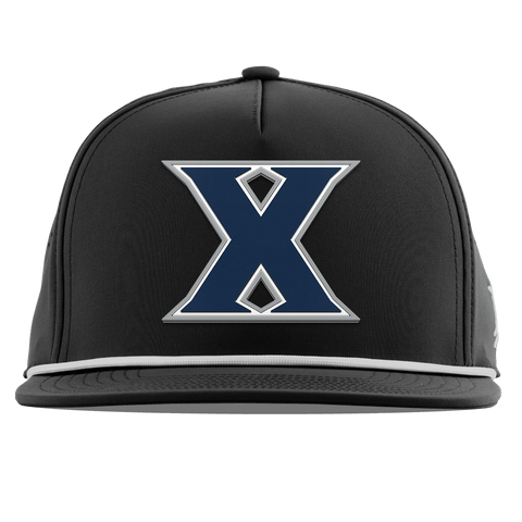 Xavier University "Xavier Block" Flat 5 Panel Rope Black