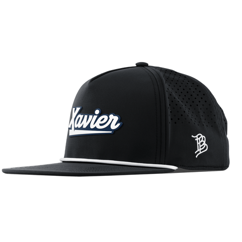 Xavier University "Xavier Script" Flat 5 Panel Rope Black
