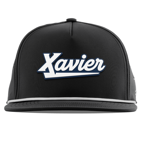 Xavier University "Xavier Script" Flat 5 Panel Rope Black