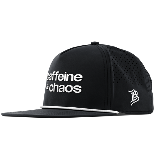 Caffeine & Chaos Flat 5 Panel Rope Black