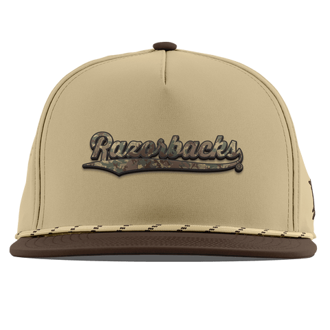 University of Arkansas "Arkansas Timber Camo Series" Flat 5 Panel Rope Desert/Brown
