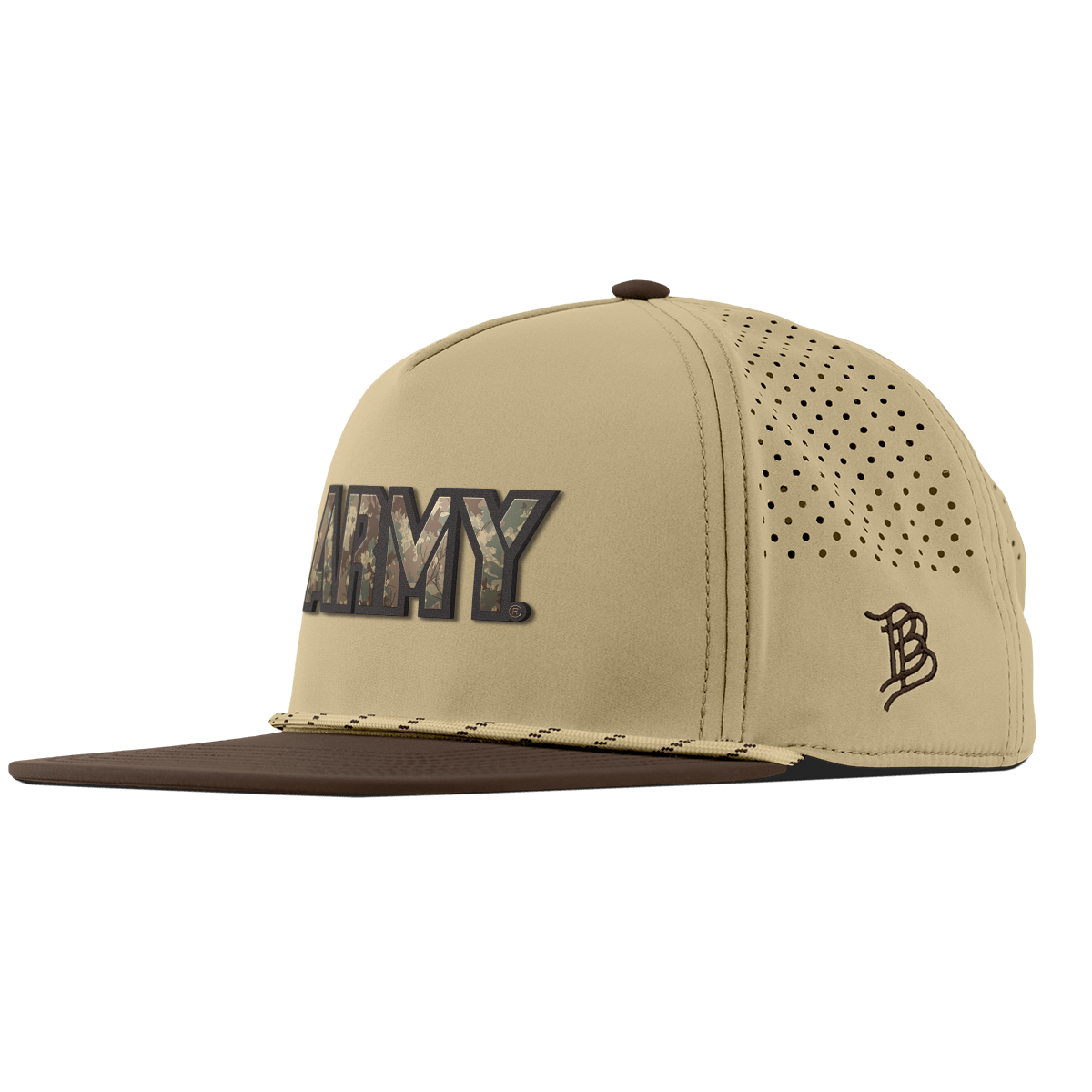 Army "Army Timber Camo Series" Flat 5 Panel Rope Desert/Brown