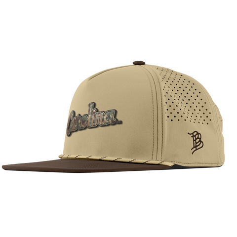 University of North Carolina "Carolina Timber Camo Series" Flat 5 Panel Rope Desert/Brown