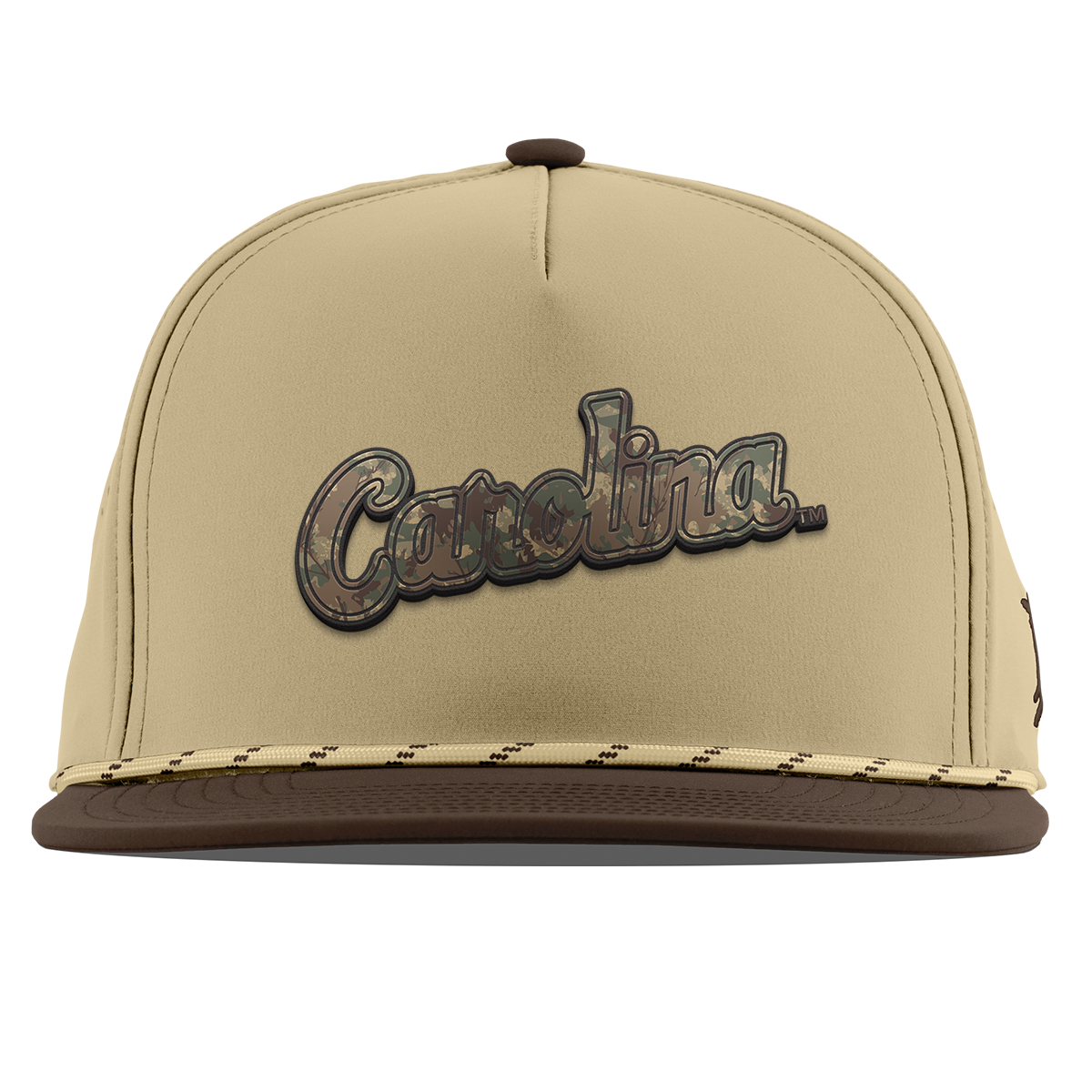 University of North Carolina "Carolina Timber Camo Series" Flat 5 Panel Rope Desert/Brown