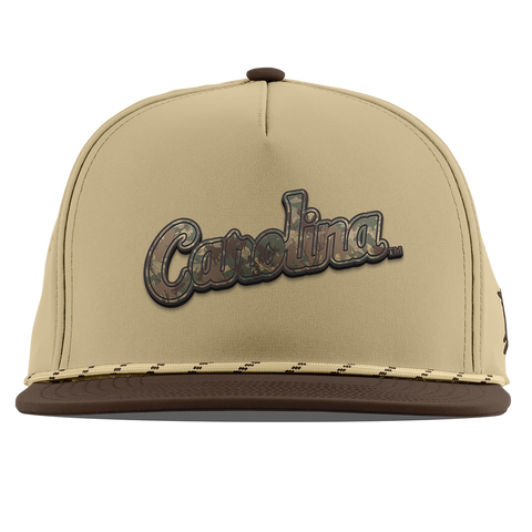 University of North Carolina "Carolina Timber Camo Series" Flat 5 Panel Rope Desert/Brown