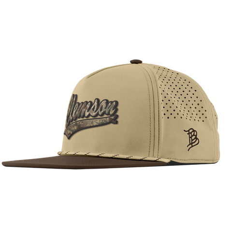 Clemson University "Clemson Timber Camo Series" Flat 5 Panel Rope Desert/Brown