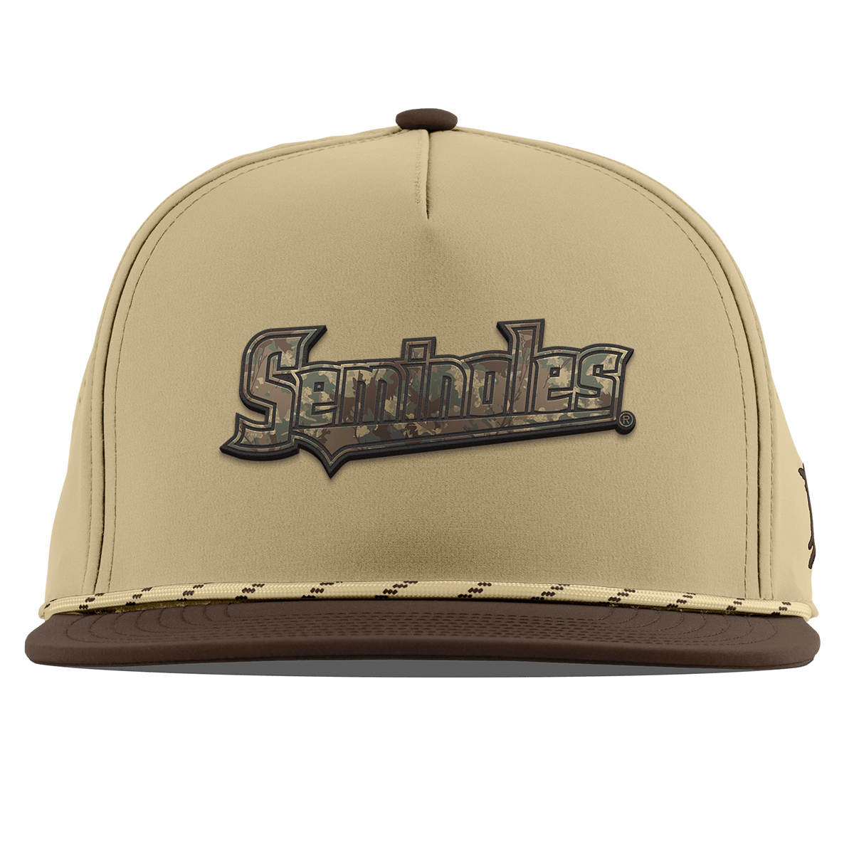 Florida State University "FSU Timber Camo Series" Flat 5 Panel Rope Desert/Brown