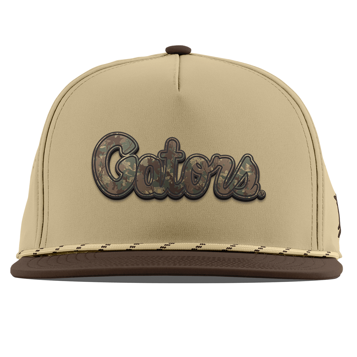 University of Florida "Florida Timber Camo Series" Flat 5 Panel Rope Desert/Brown