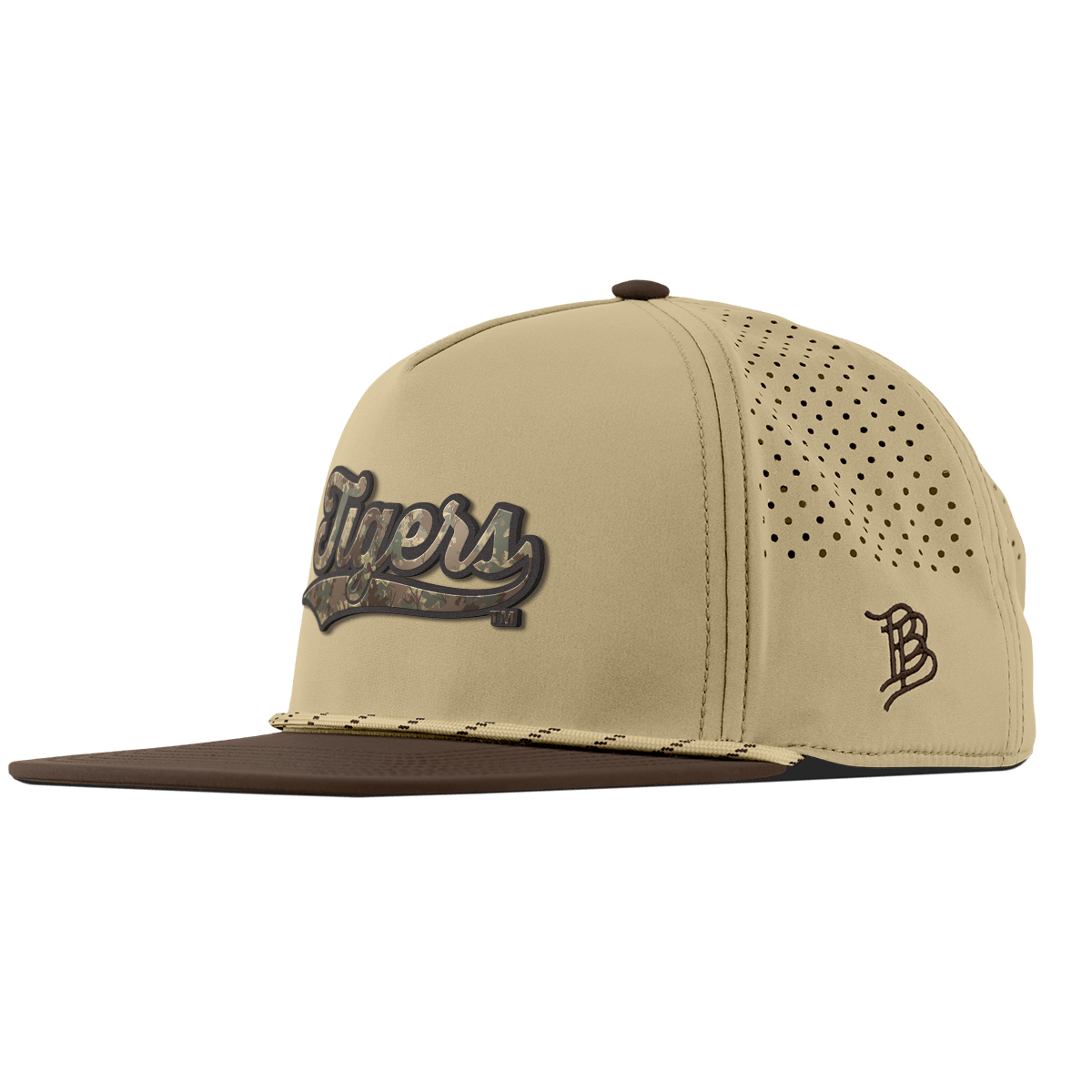 Louisiana State University "LSU Timber Camo Series"  Flat 5 Panel Rope Desert/Brown