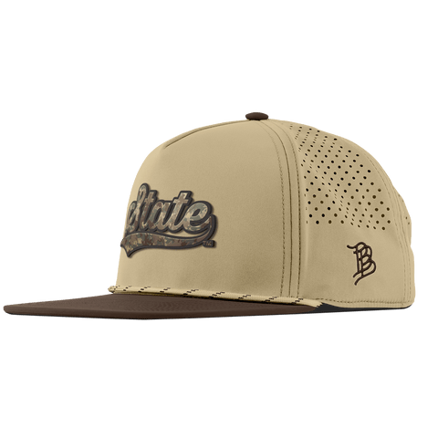 Mississippi State University "Mississippi Timber Camo Series" Flat 5 Panel Rope Desert/Brown