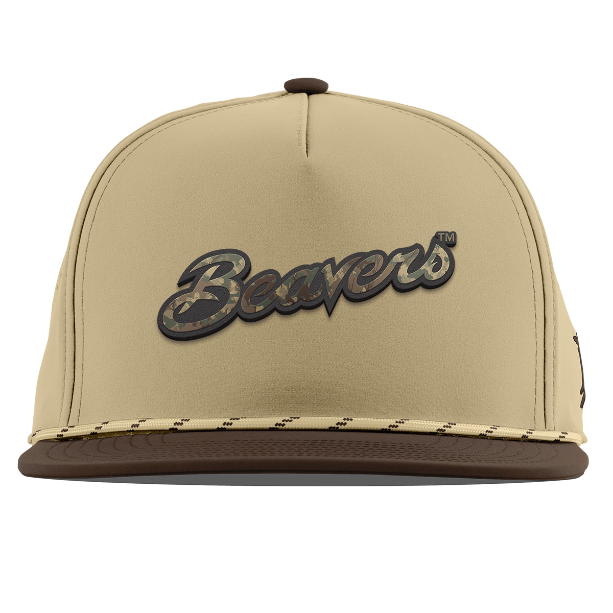 Oregon State University "Oregon State Timber Camo Series" Flat 5 Panel Rope Desert/Brown