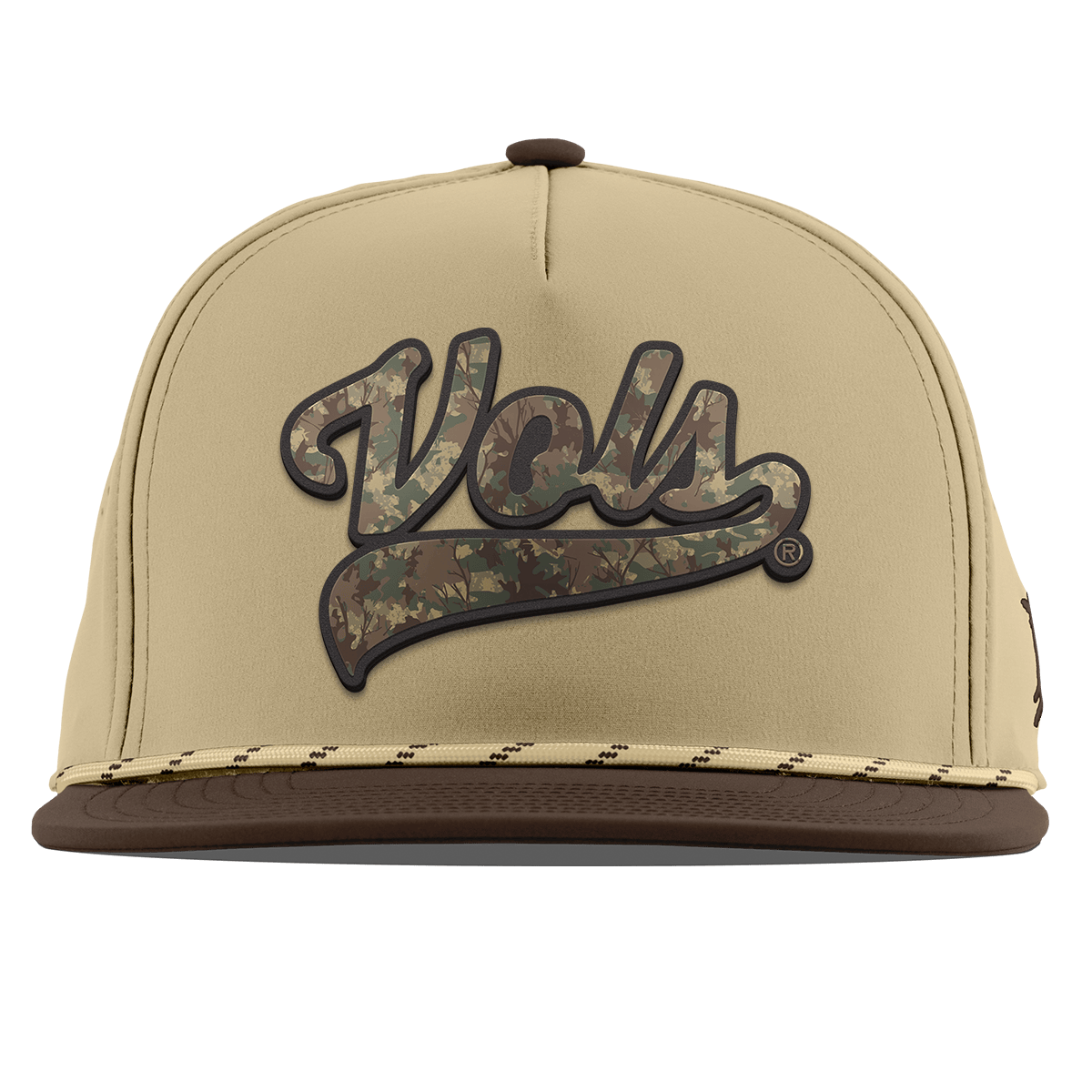 University of Tennessee "Tennessee Timber Camo Series" Flat 5 Panel Rope Desert/Brown