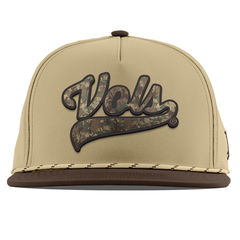 University of Tennessee "Tennessee Timber Camo Series" Flat 5 Panel Rope Desert/Brown