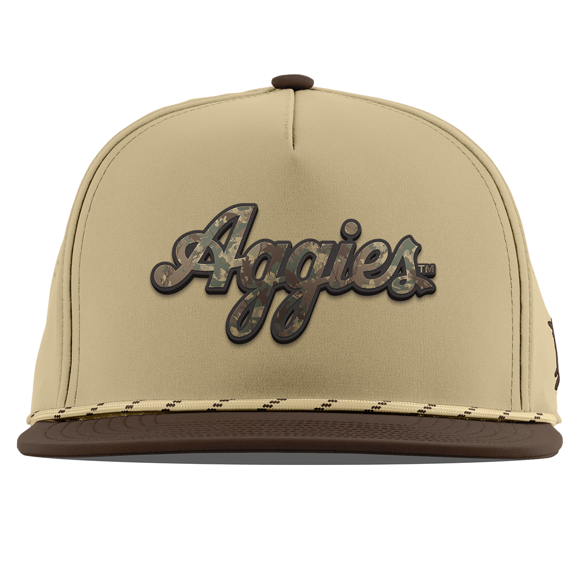 Texas A&M University "Texas A&M Timber Camo Series" Flat 5 Panel Rope Desert/Brown