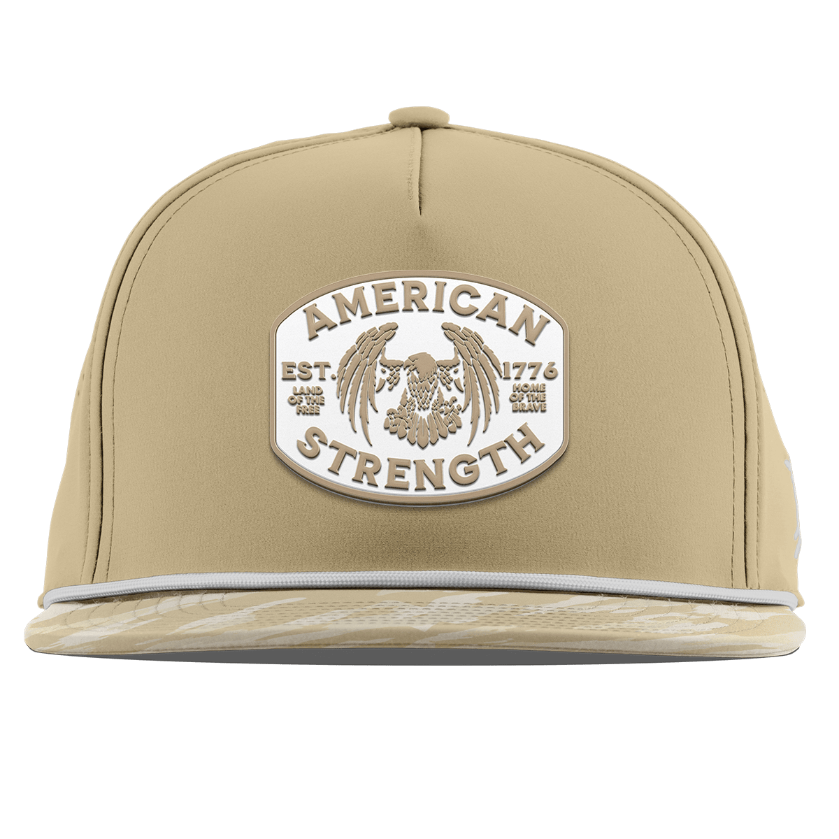 American Strength Flat 5 Panel Rope Desert/Desert Camo