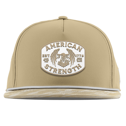American Strength Flat 5 Panel Rope Desert/Desert Camo