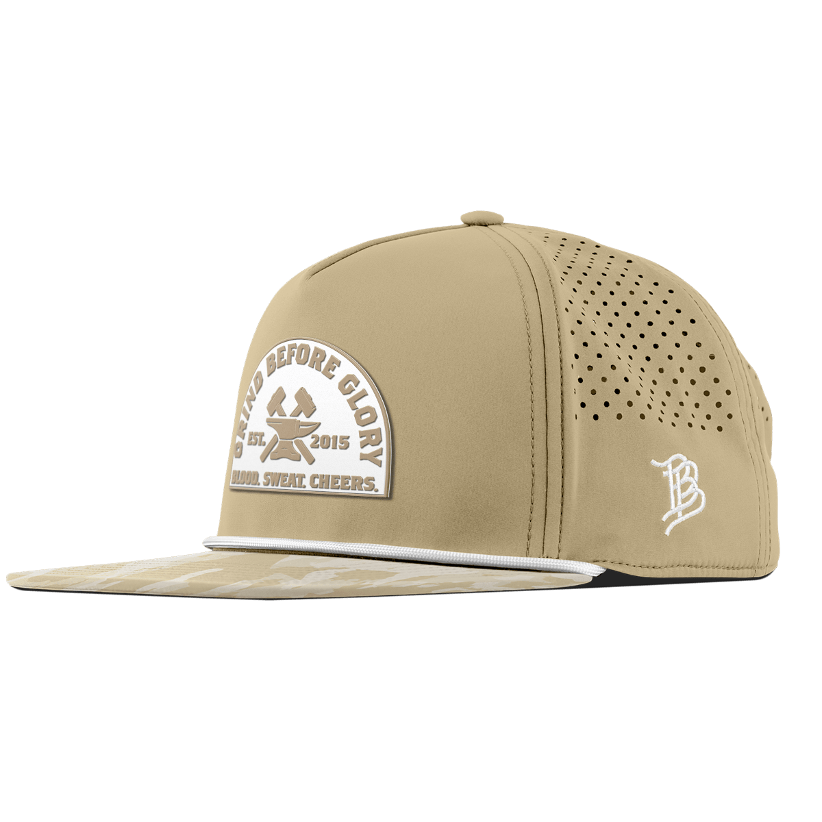 Grind Before Glory Flat 5 Panel Rope Desert/Desert Camo