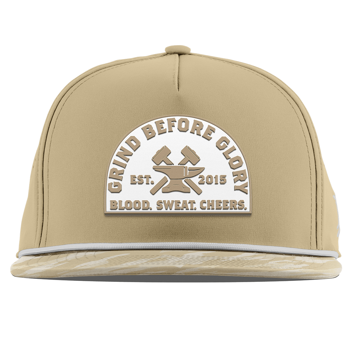 Grind Before Glory Flat 5 Panel Rope Desert/Desert Camo