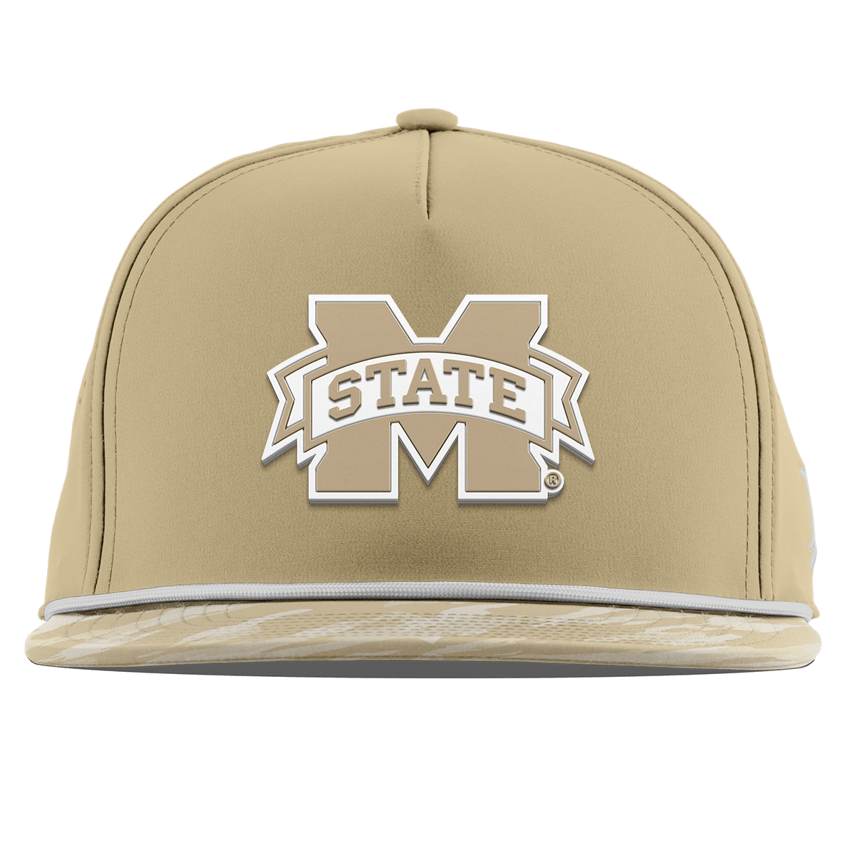 Mississippi State University "Mississippi State Desert Camo Series" Flat 5 Panel Rope Desert/Desert Camo