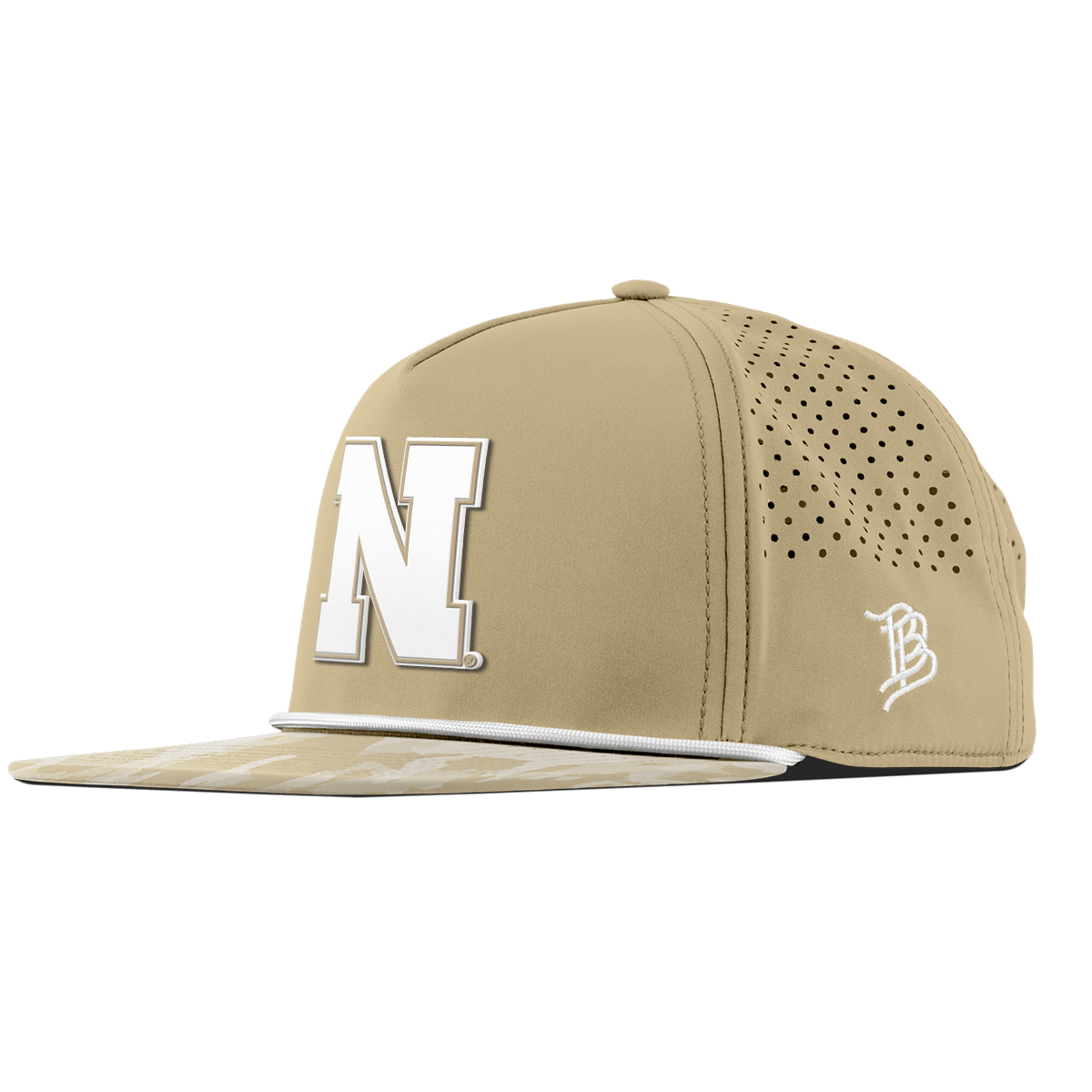 University of Nebraska "Nebraska Desert Camo Series" Flat 5 Panel Rope Desert/Desert Camo