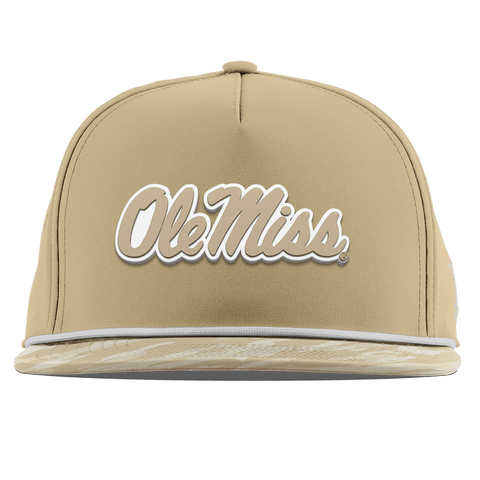 University of Mississippi "Ole Miss Desert Camo Series" Flat 5 Panel Rope Desert/Desert Camo