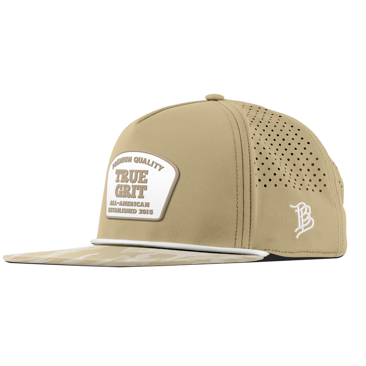 True Grit Flat 5 Panel Rope Desert/Desert Camo