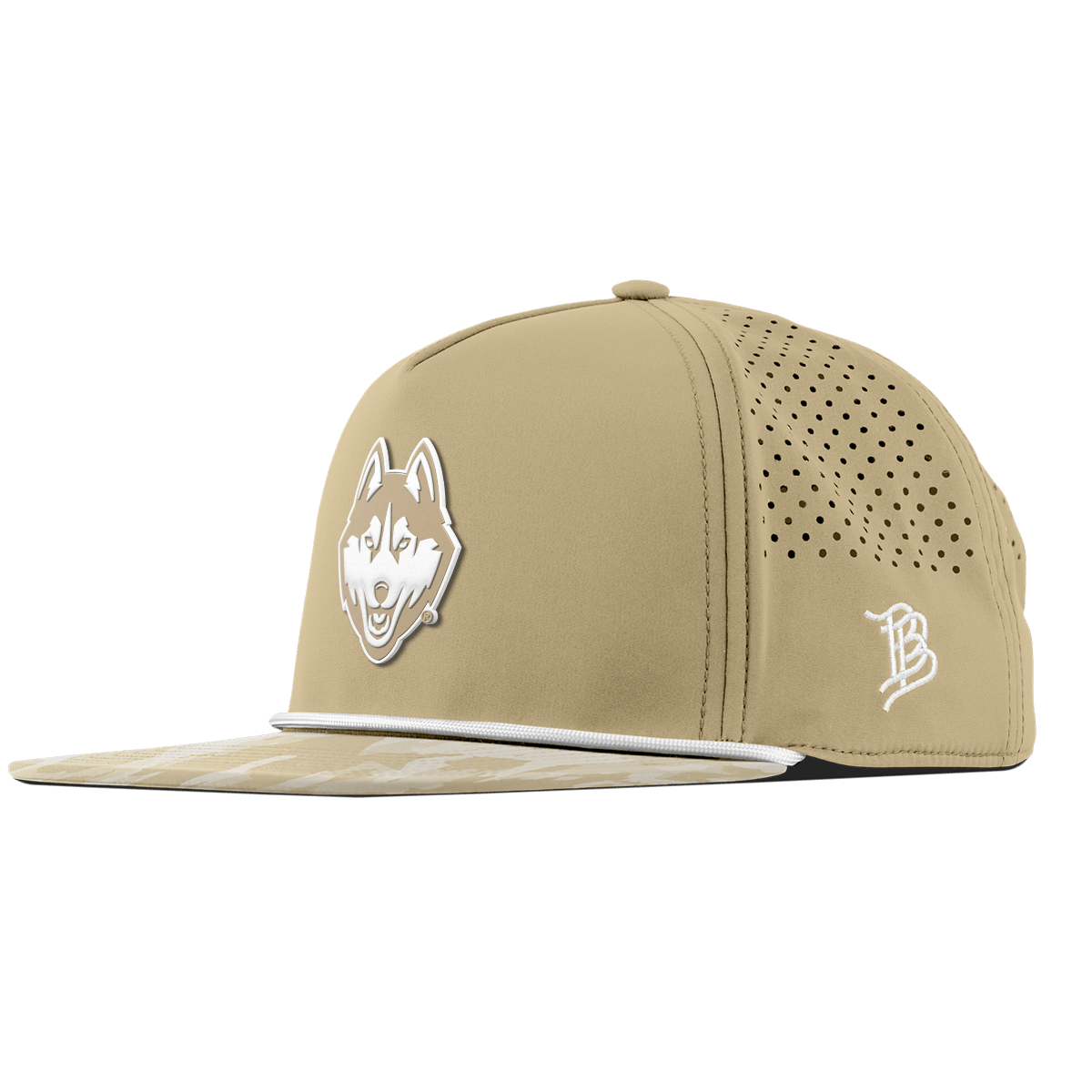 University of Connecticut "UConn Desert Camo Series" Flat 5 Panel Rope Desert/Desert Camo