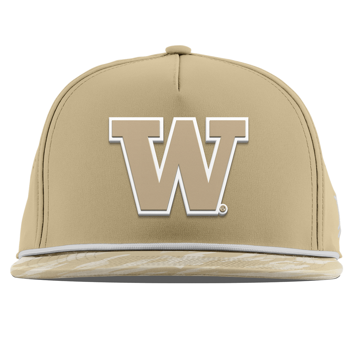 University of Washington "Washington Desert Camo Series" Flat 5 Panel Rope Desert/Desert Camo
