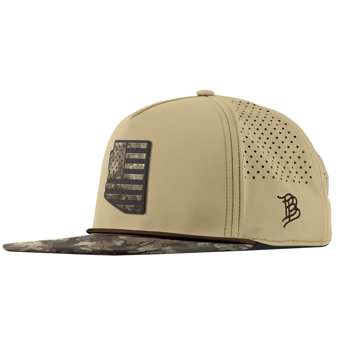 Arizona Timber Camo Patriot Flat 5 Panel Rope Desert/Timber Camo