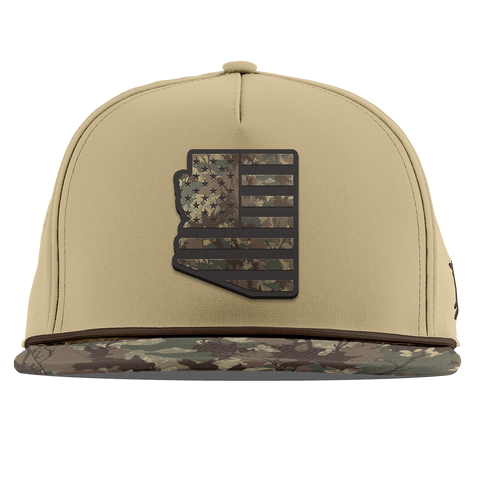 Arizona Timber Camo Patriot Flat 5 Panel Rope Desert/Timber Camo