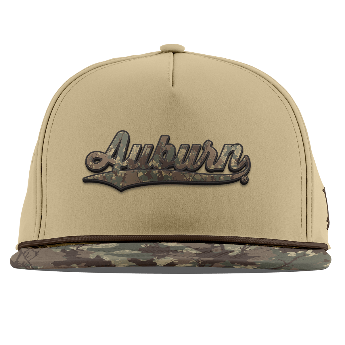 Auburn University "Auburn Timber Camo Series" Flat 5 Panel Rope Desert/Timber Camo