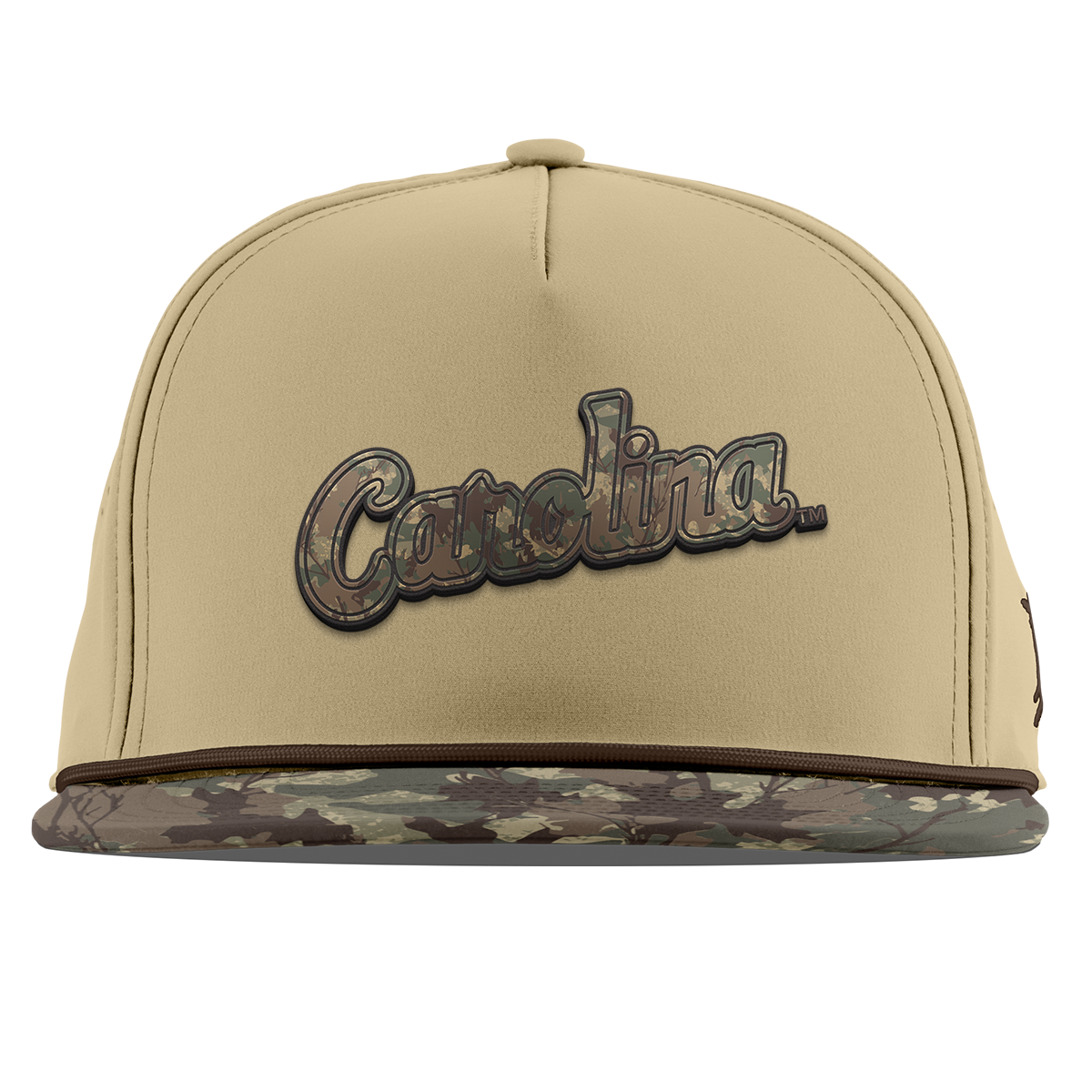 University of North Carolina "Carolina Timber Camo" Flat 5 Panel Rope Desert/Timber Camo