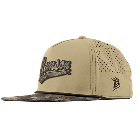 Clemson University "Clemson Timber Camo Series" Flat 5 Panel Rope Desert/Timber Camo